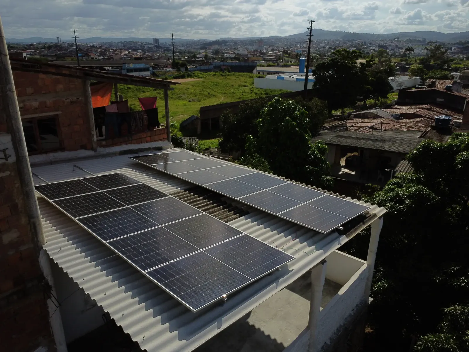 Sistema residencial com 11 módulos