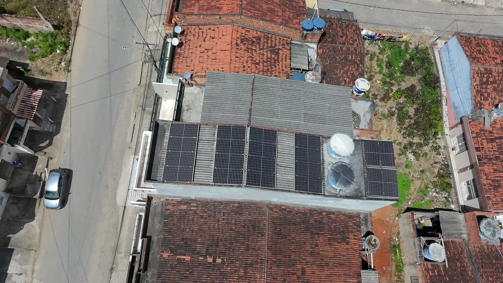Sistema residencial com 20 módulos