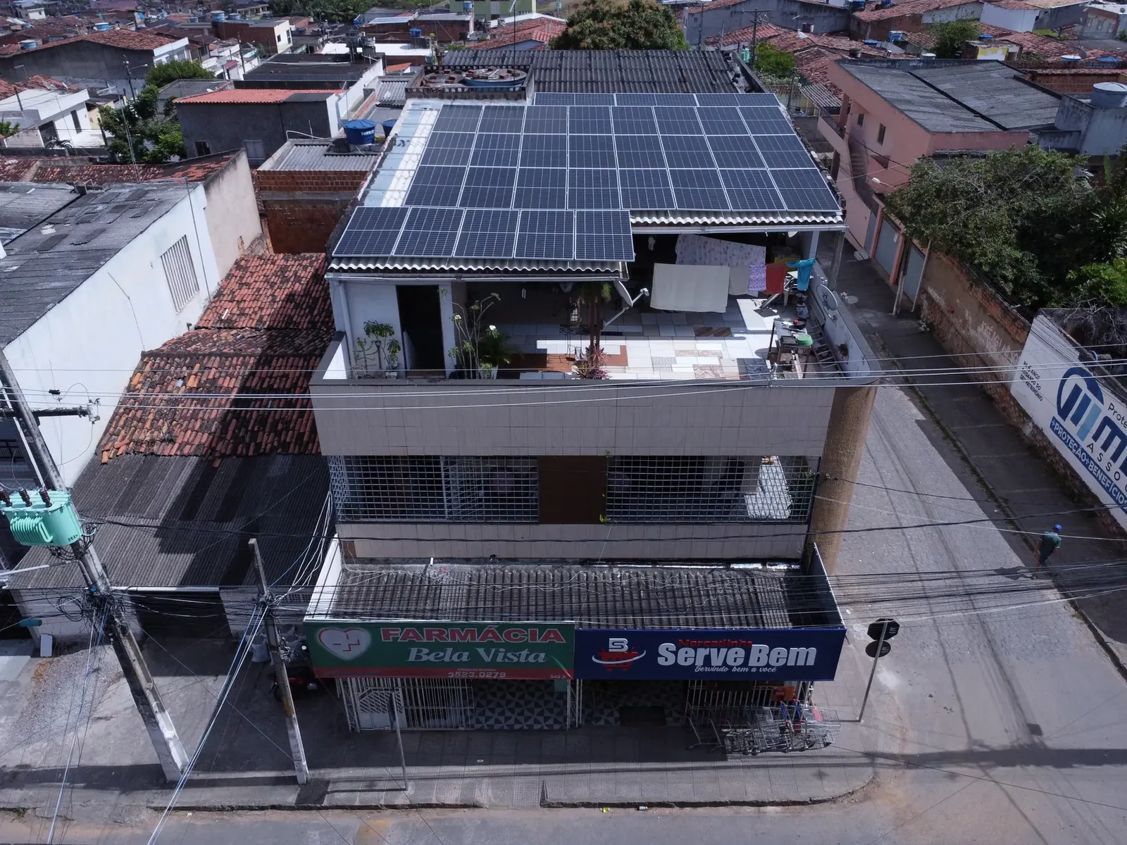 Sistema comercial com 35 módulos