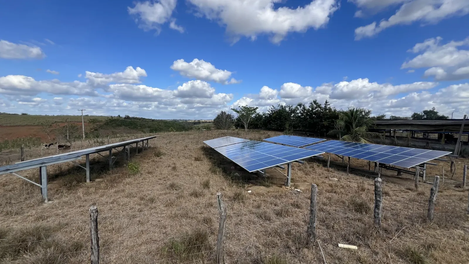 Instalação usina em solo da Progress com 140 módulos